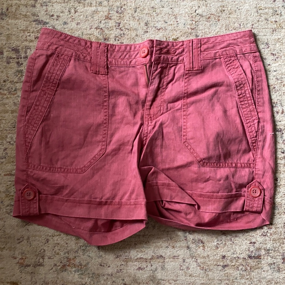 Cute faded red color shorts. Brand new never worn